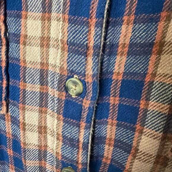 Cleo + Wolf Woman's Breezy Springs Plaid Print Flannel Shirt- Size M - Picture 10 of 13